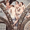 Raffaello (1483-1520) - Cupidon et les trois graces.JPG
